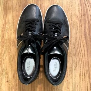 Michael Kors Black and Silver Sneakers